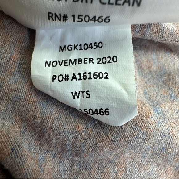 01.ALGO Men's Size Large Heather Mauve Long Sleeve Crew Neck T-Shirt - Picture 11 of 12